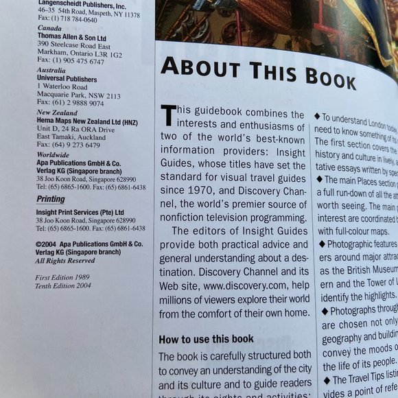 Insight City Guide - London Guidebook Travel Book - Picture 6 of 16